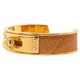 Hermès-Brazalete Hermes Courchevel Kelly Brazalete de metal en buen estado-Otro