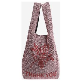 Alexander Wang Mini borsa shopper Thank You rosa Rosa
