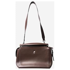 Fendi-Brown By The Way Boston leather cross-body bag-Brown