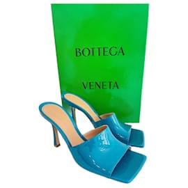 Bottega Veneta-Sandals-Turquoise