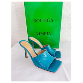 Bottega Veneta-Sandals-Turquoise