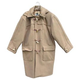 Autre Marque Dumont D'Urville Duffle Coat Beige Wool Beige