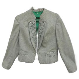 Autre Marque Chaqueta austriaca de lana gris Gris