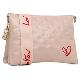 Louis Vuitton-Louis Vuitton Monogramme Rose Fall In Love Coussin PM-Rose