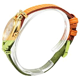 Fendi-Fendi Gold Quartz Gold Plated Chameleon 640L Watch-Golden