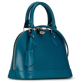 Louis Vuitton-Louis Vuitton Blue Epi Alma BB-Blue