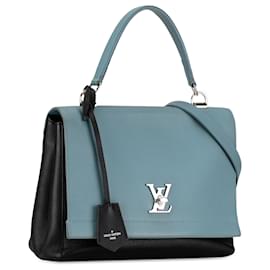 Louis Vuitton-Louis Vuitton Blue Lockme II-Black,Blue,Light blue