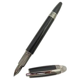 MONTBLANC STARWALKER FÜLLFEDERHALTER MIT SCHWARZEM HARZPATRONE FÜLLSTIFT Schwarz