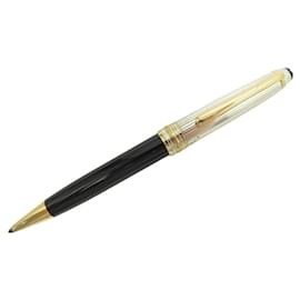 Montblanc-VINTAGE MONTBLANC MEISTERSTUCK SOLITARY BALL PEN GIFTED SILVER RESIN PEN-Silvery