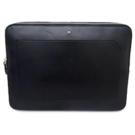 Montblanc-NOVA BOLSA DE COMPUTADOR MONTBLANC MEISTERSTUCK URBAN LAPTOP CASE 124079-Preto