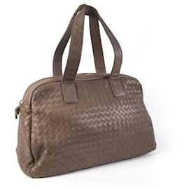 Bottega Veneta-Bottega Veneta Boston Bag-Brown,Red