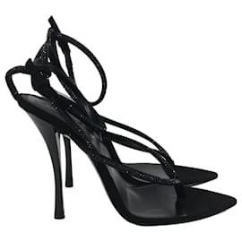 Saint Laurent-Saint Laurent (YSL) Nadja Heels Black Sz 39-Black