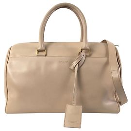 Borsone piccolo Saint Laurent (YSL). Marrone Beige