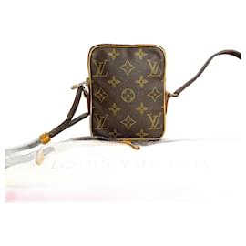 Louis Vuitton-Louis Vuitton Mini Danube Canvas Crossbody Bag M45268 in Good condition-Other
