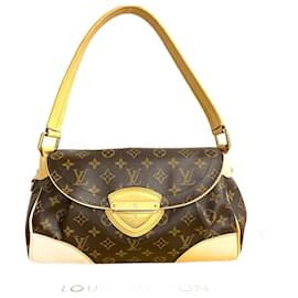 Louis Vuitton-Louis Vuitton Beverly MM Canvas Shoulder Bag M40121-Other