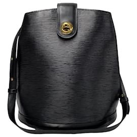 Louis Vuitton-Bolso de hombro de cuero Louis Vuitton Cluny M52252 en buen estado-Otro