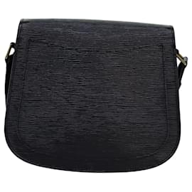 Louis Vuitton-LOUIS VUITTON Epi Saint Cloud GM Shoulder Bag Black M52192 LV Auth yk12504-Black