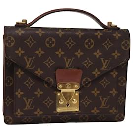 Louis Vuitton-LOUIS VUITTON Monogram Monceau 26 Shoulder Bag M51187 LV Auth 74308-Monogram