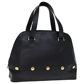 Givenchy-Bolsa de mão GIVENCHY em couro preto Auth bs14314-Preto