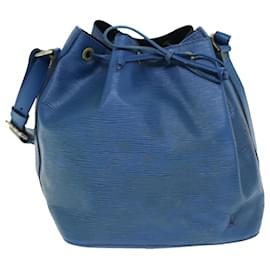 Louis Vuitton-Bolso de hombro LOUIS VUITTON Epi Petit Noe Azul M44105 LV Auth 74948-Azul