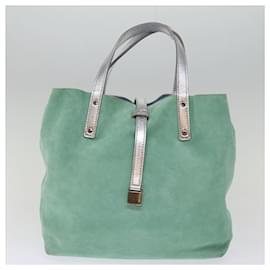 Autre Marque-Tiffany & co. Sac à Main Daim Bleu Clair Auth 75135-Bleu clair