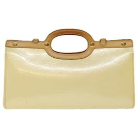 Louis Vuitton-LOUIS VUITTON Monogram Vernis Roxbury Drive Hand Bag Perle M91374 LV Auth 75102-Other