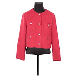 Maje-Cotton Jacket-Red