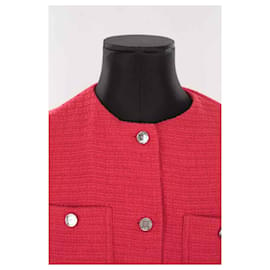 Maje-Cotton Jacket-Red