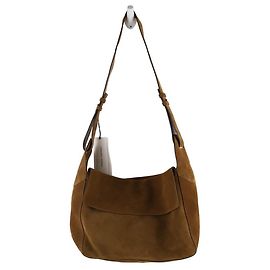 Gerard Darel Bolsa Crossbody em Camurça Caqui