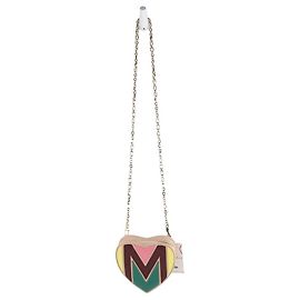 Maje Este bolso bandolera presenta un cuerpo de cuero. Multicolor