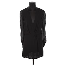 Iro-Silk dress-Black