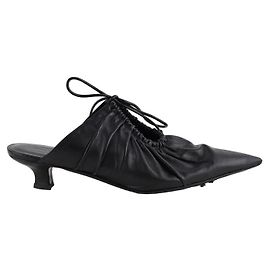By Malene Birger Leather mules Black