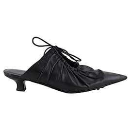 By Malene Birger-Leather mules-Black