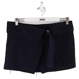 Isabel Marant-Cotton mini skirt-Navy blue