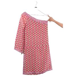 Antik Batik Seidenkleid Pink