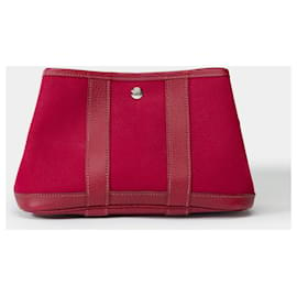 Hermès-HERMES Bag in Red Canvas - 101937-Red