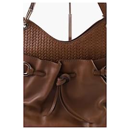 Lancel-Sac à main en cuir-Marron