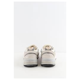 Golden Goose-Baskets en cuir-Blanc