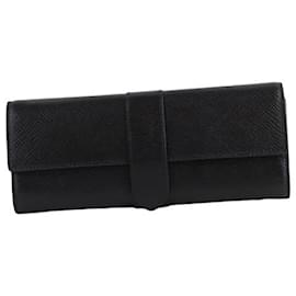 Autre Marque-Leather jewelry case-Black