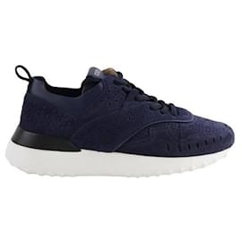 Tod's-Baskets en daim-Bleu