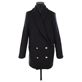 SéZane-Wool coat-Navy blue
