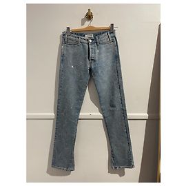BALENCIAGA Jeans T.us 26 Cotone Blu