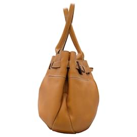 Autre Marque-Tod's - Sac à main en cuir grainé avec ceinture beige-Camel