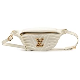Louis Vuitton-Bolsa Louis Vuitton New Wave Bumbag Cinto Branca-Branco