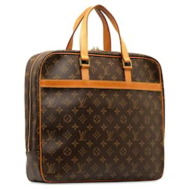 Louis Vuitton-Bolso de negocios Louis Vuitton Monogram Pegase Porte-Documents marrón-Castaño