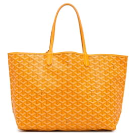 Goyard-Bolsa Tote Goyard Goyardine Saint Louis PM Amarelo-Amarelo