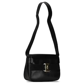 Salvatore Ferragamo-Bolsa de ombro Ferragamo Vara preta-Preto