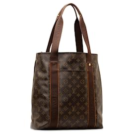 Louis Vuitton-Bolso tote marrón Louis Vuitton con monograma Cabas Beaubourg-Castaño
