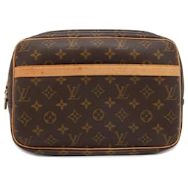 Louis Vuitton-Bolso bandolera Louis Vuitton Monogram Reporter PM marrón-Castaño