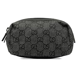 Gucci-Bolsa jeans Gucci GG cinza-Outro